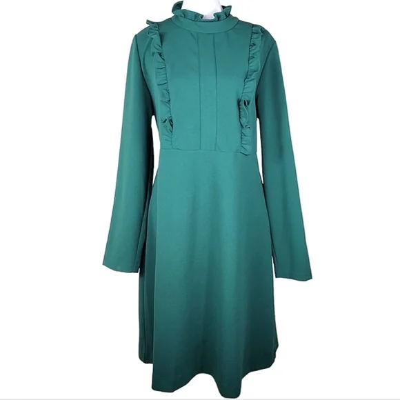 green emerald velvet dress Sharagano Womens Sleeveless Button Front Shirt Dress with Sweep, Deep Navy,  12 at Amazon Women's Clothing store